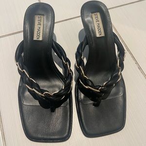 steve madden gold heels